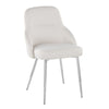 York - Upholstered Chair (Set of 2) - Chrome Metal Legs