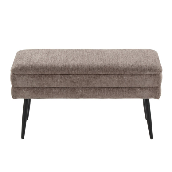 Neapolitan - Storage Bench - Black Metal