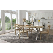  Callista - Rectangle 5 Piece Dining Set-Table And Four Chairs - Beach