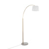 March - Floor Lamp - White Marble