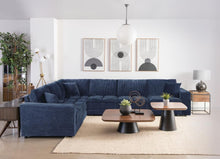  Atlantic - 6 Piece Upholstered Modular Sectional Sofa - Blue