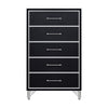 Ava - 5 Drawer Chest - Ebony