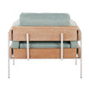 Kari - Accent Chair - White & Natural Base