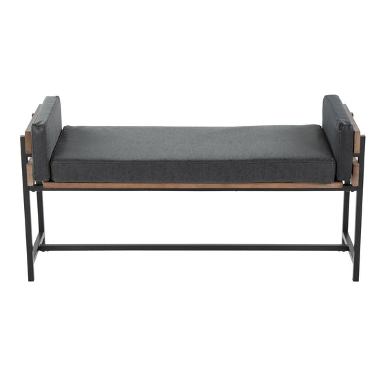 Kari - Bench - Black & Light Brown Base