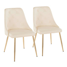  Giovanni - Chair (Set of 2) - Beige Fabric