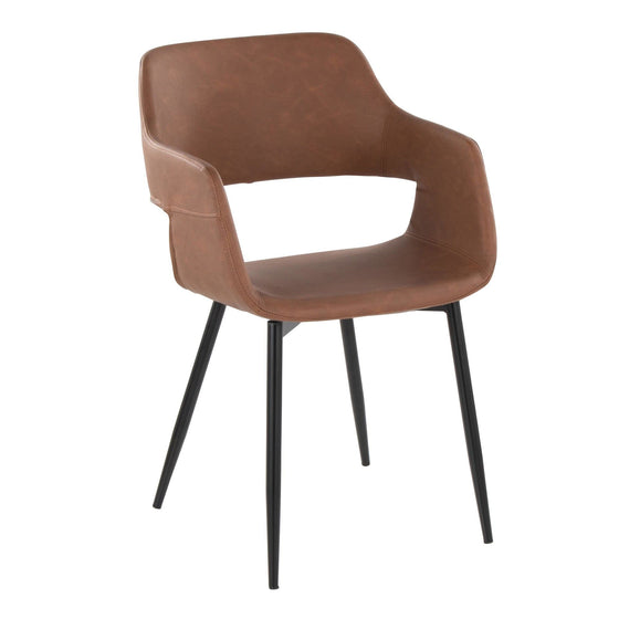 Margarite - Dining / Accent Chair - Black Metal (Set of 2)