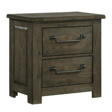  Maverick - Nightstand With Usb - Grey