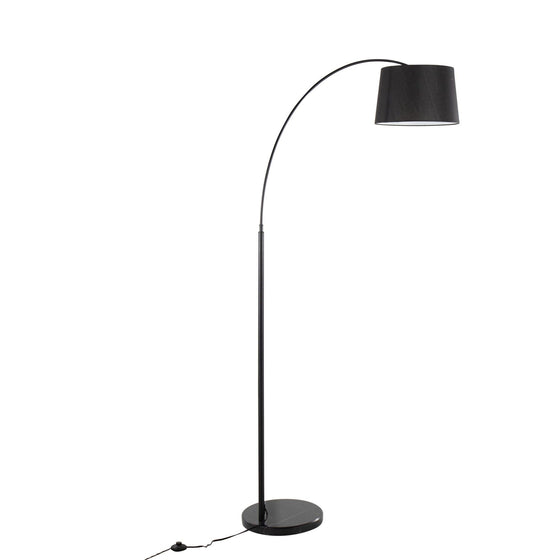 March - Floor Lamp - Black Marble