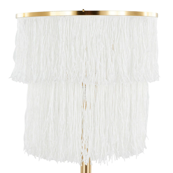 Fringe - 25" Metal Buffet Lamp (Set of 2)