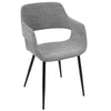 Margarite - Dining / Accent Chair - Black Metal (Set of 2)