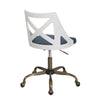 Charlotte - Swivel Accent Chair - Blue