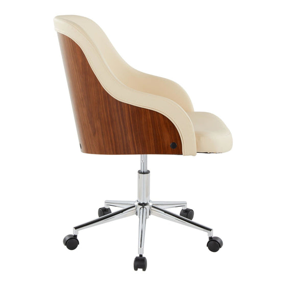 Bacci - Office Chair - Chrome Metal Base