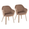 Buena - Dining Chair (Set of 2) - Whitewashed Wood Legs