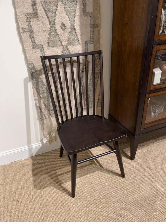 Fenmore - Spindle Side Chair (Set of 2) - Mocha And Distressed Cherry