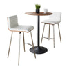 Pebble - Mason Swivel Counter Height Dining Set With Adjustable Table