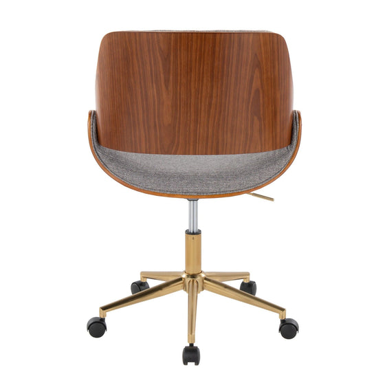 Fabrizzi - Office Chair - Gold Base