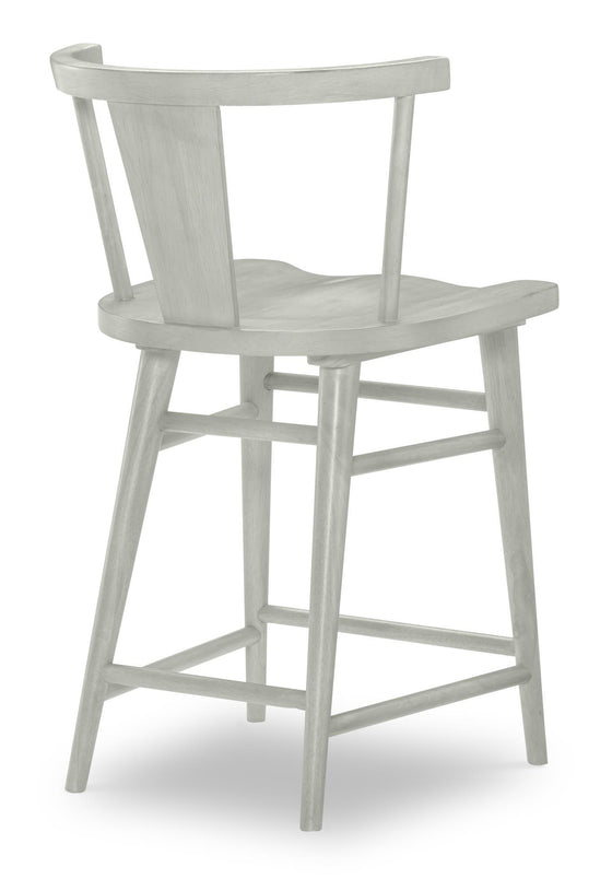 XXX's And OOO's - Counter Height Splat Back Chair (Set of 2) - Bellflower