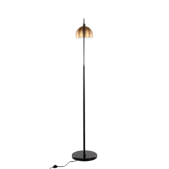 March - Floor Lamp - Black Marble