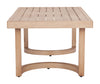 Leto - Outdoor Coffee Table - Brown