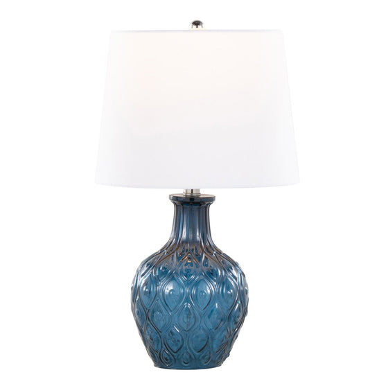 Gloria - Round 20" Glass Accent Lamp (Set of 2)