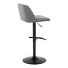 Toriano - Adjustable Barstool (Set of 2) - Black Base