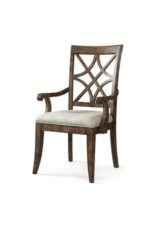  Trisha Yearwood Home - Nashville Arm Chair (Set of 2) - Coffee