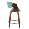 Curvini - 24'' Fixed-Height Counter Stool (Set of 2)