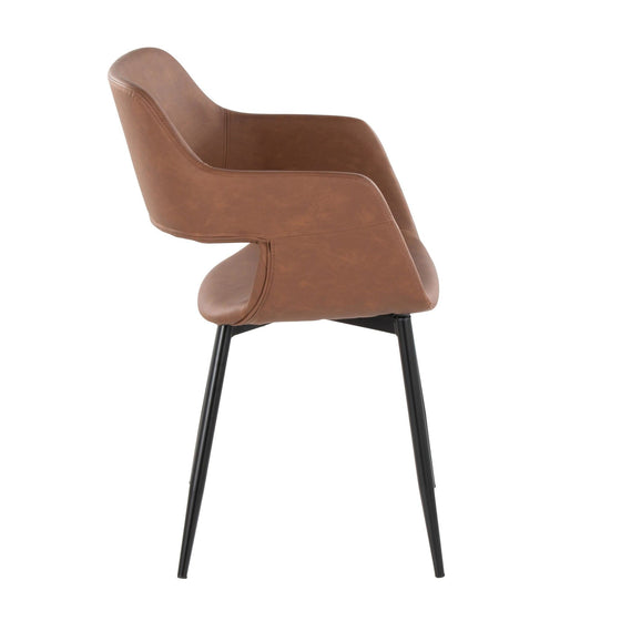 Margarite - Dining / Accent Chair - Black Metal (Set of 2)