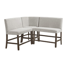  Seneca - Counter 3 Piece Corner Bench - Brown / Gray