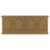 Florence - 4 Door Dining Sideboard Buffet Cabinet - Rustic Honey