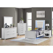  Denmark - Dresser And Mirror Set - White