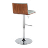 Mason - Adjustable Barstool (Set of 2) - Chrome Base