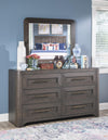 Lancia - 6 Drawer Dresser - Charred Oak