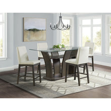  Dapper - Rectangular Counter Dining 5 Piece Set (Table And Four Chairs) - Walnut