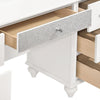 Barzini - 7-Drawer Vanity Set With Lighting - White