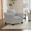 Salizar - Upholstered Flared Arm Accent Chair - Sand