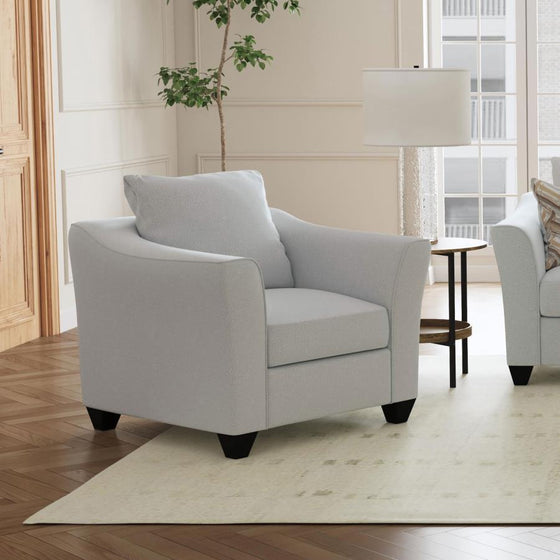 Salizar - Upholstered Flared Arm Accent Chair - Sand