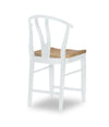 Franklin - Wishbone Back Counter Height Chair (Set of 2) - Harvest Oak / Natural White