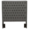 Camille - Upholstered California King Panel Headboard - Gray