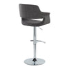 Vintage Flair - Adjustable Barstool (Set of 2) - Chrome Base