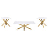 Visalia - Faux Marble Coffee Table Set