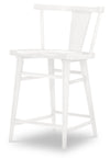 XXX's And OOO's - Counter Height Splat Back Chair (Set of 2) - Cotton
