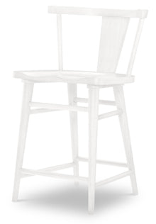  XXX's And OOO's - Counter Height Splat Back Chair (Set of 2) - Cotton
