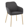 Daniella - Dining Chair - Gold Metal (Set of 2)