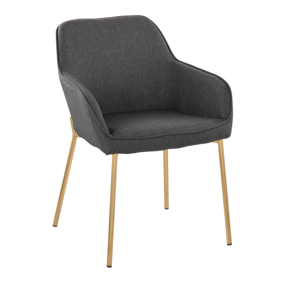 Daniella - Dining Chair - Gold Metal (Set of 2)