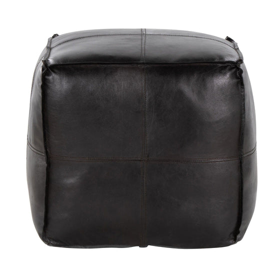 Cobbler - Pouf - Black Leather