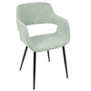 Margarite - Dining / Accent Chair - Black Metal (Set of 2)