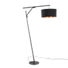 Daniella - Salon 70" Floor Lamp - Black Metal