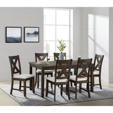  Alvin - 60" 7 Piece Dining Set - Espresso