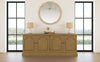 Florence - 4 Door Dining Sideboard Buffet Cabinet - Rustic Honey